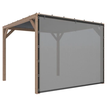 Pergola Silvano Douglas Incl. Schaduwdoek & Zijdoek 324x324 Cm 1 Pergola Silvano Douglas Incl. Schaduwdoek & Zijdoek 324x324 Cm