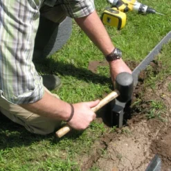 Talen Tools Ecolat Afboording Opgerold 10m X 14cm X 0,7cm Grijs -Relax Hof Verkoop 123 1244