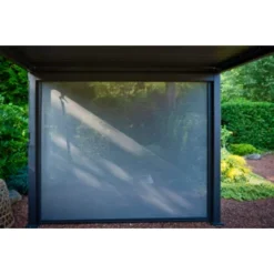Zijwand Voor Pergola Classic & Deluxe Zwart 300 Series -Relax Hof Verkoop 123 137