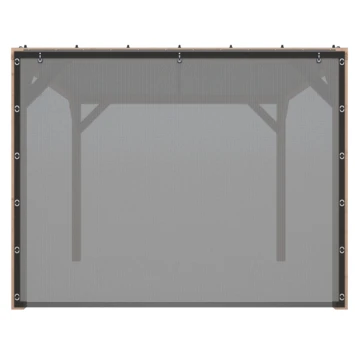 Pergola Silvano Douglas Incl. Schaduwdoek & Zijdoek 324x324 Cm 4 Pergola Silvano Douglas Incl. Schaduwdoek & Zijdoek 324x324 Cm - Afbeelding 4