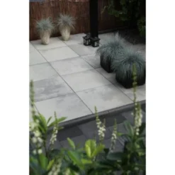 Terrastegel Beton Broadway Grijs/Zwart 60x60x4,7 Cm -Relax Hof Verkoop 123 1420