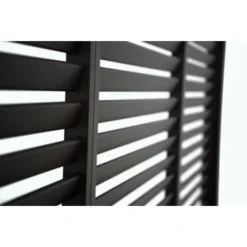 Zijwand Louvre Voor Pergola Classic & Deluxe Zwart 400 Series -Relax Hof Verkoop 123 151