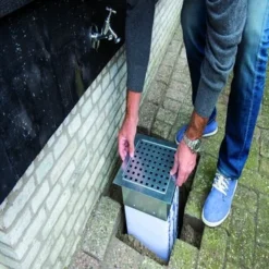 Hydroblob Infiltratieput 25x25x35cm Met Verzinkt Rooster -Relax Hof Verkoop 123 1538