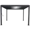 Pergola Deluxe Zwart 3,6x4m