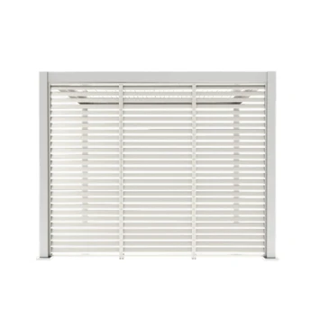 Zijwand Louvre Voor Pergola Classic & Deluxe Wit 400 Series 3 Zijwand Louvre Voor Pergola Classic & Deluxe Wit 400 Series - Afbeelding 3