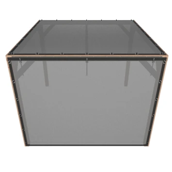 Pergola Silvano Douglas Incl. Schaduwdoek & Zijdoek 324x324 Cm 9 Pergola Silvano Douglas Incl. Schaduwdoek & Zijdoek 324x324 Cm - Afbeelding 9