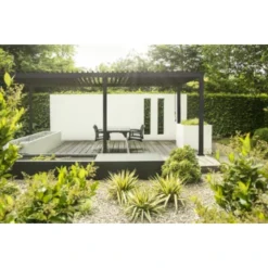 Pergola Deluxe Zwart 3,6x7,2m -Relax Hof Verkoop 123 261