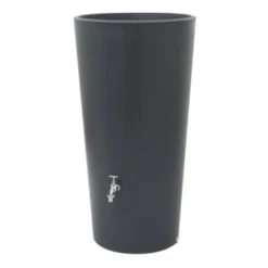 Regenton Met Plantenbak Antraciet Kunststof 150 Liter