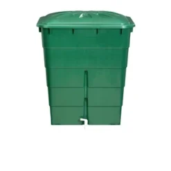 Garantia Regenton Rechthoekig Groen 300 Liter Met Kraantje En Vulautomaat