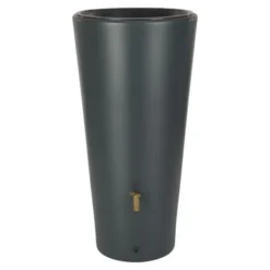 Garantia Regenton Met Plantenbak Vaso Antraciet 220 Liter