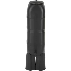 Practo Garden Classic Regenton Zwart Kunststof Met Accessoires 100 Liter -Relax Hof Verkoop 123 351