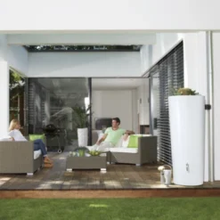 Garantia Regenton Met Plantenbak Wit 350 Liter -Relax Hof Verkoop 123 355