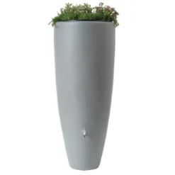 Garantia Regenton Met Plantenbak Grijs 300 Liter -Relax Hof Verkoop 123 382