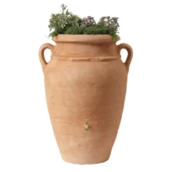 Garantia Regenton Amfoor Antiek Terracotta 600 Liter -Relax Hof Verkoop 123 388