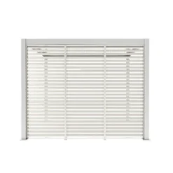 Zijwand Louvre Voor Pergola Classic & Deluxe Wit 300 Series -Relax Hof Verkoop 123 45