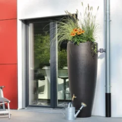 Garantia Regenton Met Plantenbak Bruin 300 Liter 3 Garantia Regenton Met Plantenbak Bruin 300 Liter -Relax Hof Verkoop 123 452