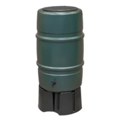 Harcostar Regenton Groen Kunststof 227 Liter Incl. Deelbare Voet, Kraan, Deksel En Vulautomaat