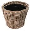 Mand Drypot Naturel Rotan Ø40x30 Cm