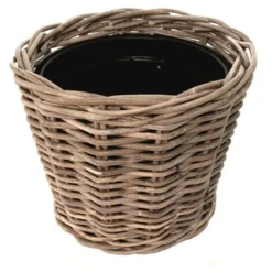 Mand Drypot Naturel Rotan Ø40x30 Cm
