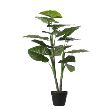 Taro Kunstplant - H100 X Ø70 Cm - Groen 1 Taro Kunstplant - H100 X Ø70 Cm - Groen