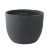 Pot Eivorm Antraciet Fiberclay 29x22 Cm