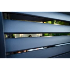 Zijwand Louvre Voor Pergola Classic & Deluxe Zwart 360 Series -Relax Hof Verkoop 123 6