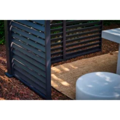Zijwand Louvre Voor Pergola Classic & Deluxe Zwart 300 Series -Relax Hof Verkoop 123 69