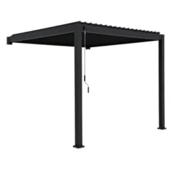 Pergola Classic Zwart 3x3 - 2 Palen -Relax Hof Verkoop 123 74