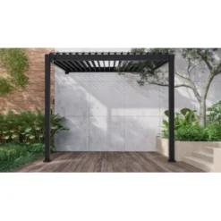 Pergola Classic Zwart 3x3 - 2 Palen -Relax Hof Verkoop 123 76