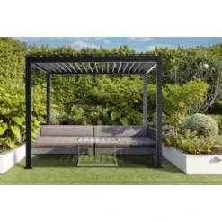 Pergola Basic Zwart 3x3m -Relax Hof Verkoop 123 95